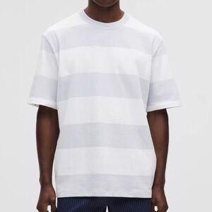 Lululemon Striped Blue & White Men's Shirt